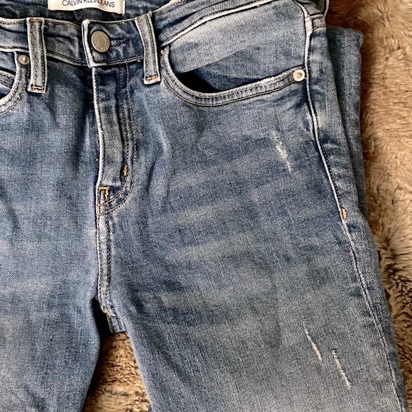 Calvin Klein Mid Waist Skinny Fit Jeans - Picture 7 of 7